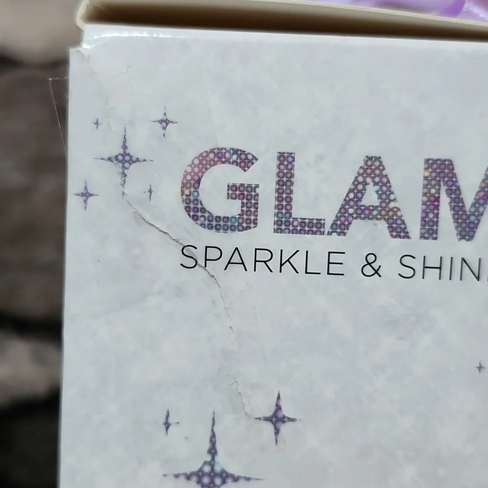 SCUNCI GLAM SPARKLE & SHINE ASSORTED RAINBOW COLORS SCRUNCHIES GIFT-SET